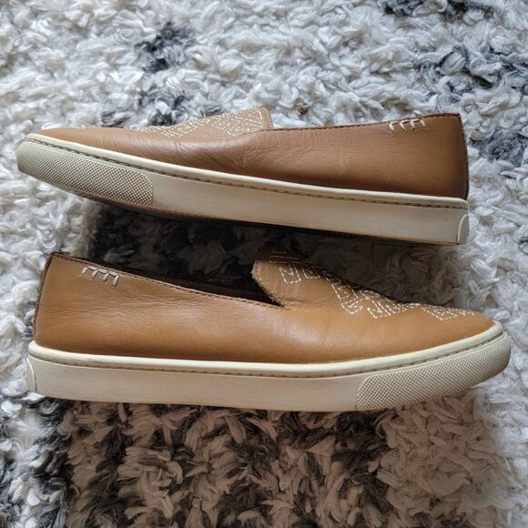 Embroidered Leather slip-ons - Soludos - Picture 3 of 6